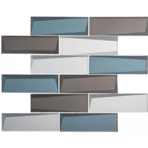 Northern Lights - glass tile